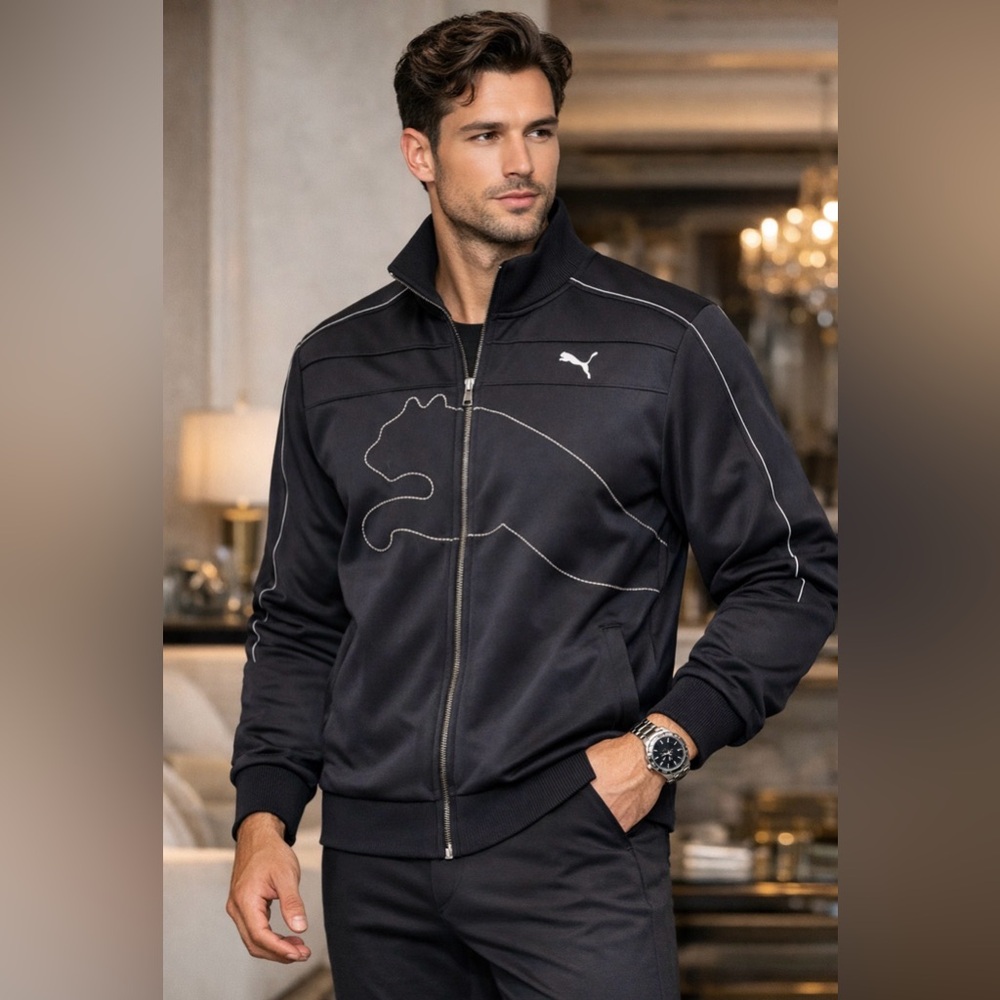Puma Men's Black Lightweight Jacket